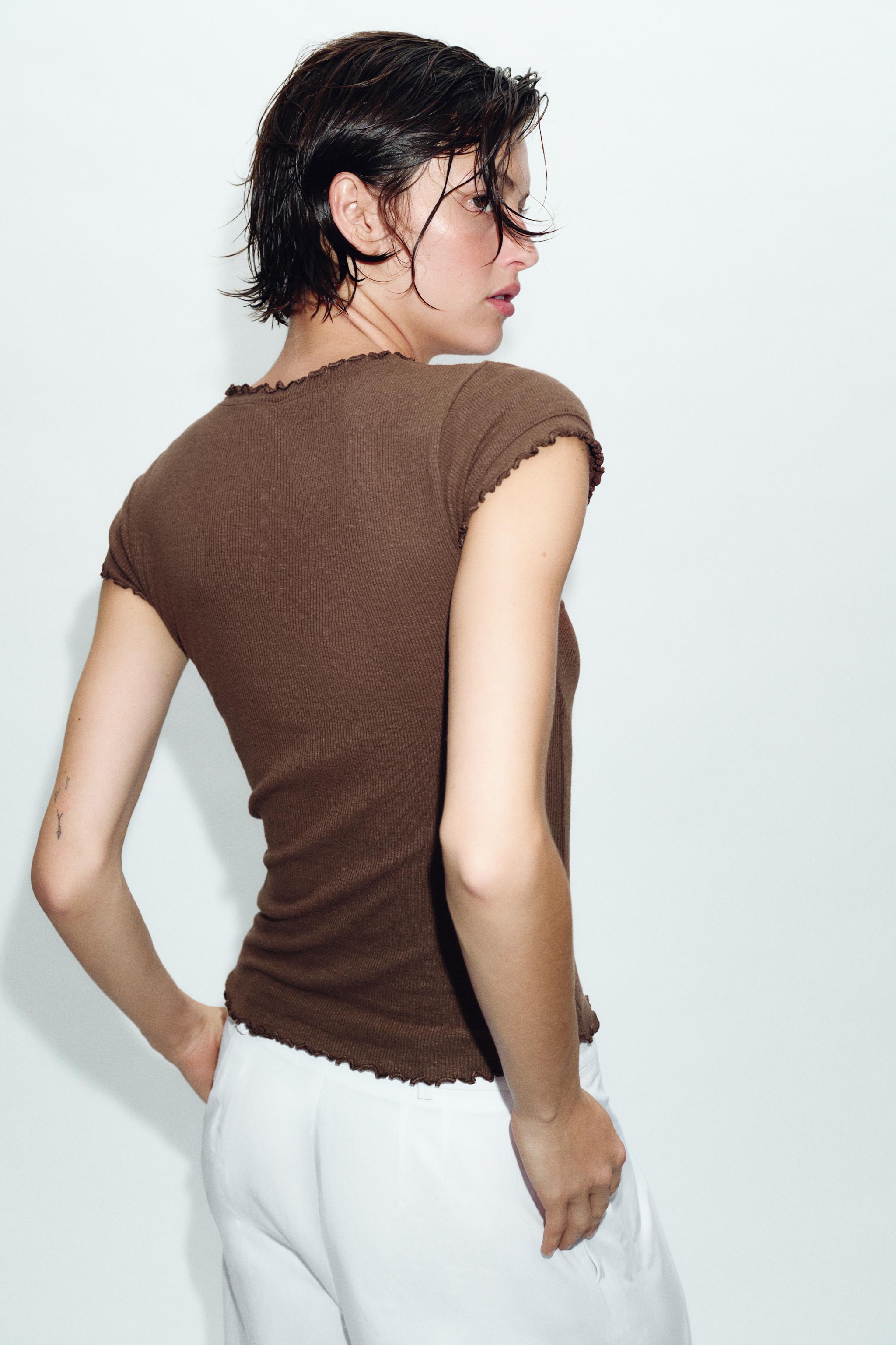 SHORT SLEEVE LINEN T-SHIRT